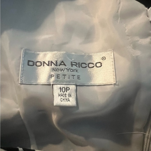 Donna Ricco Dress Sz 10P Gently Used - Picture 3 of 3